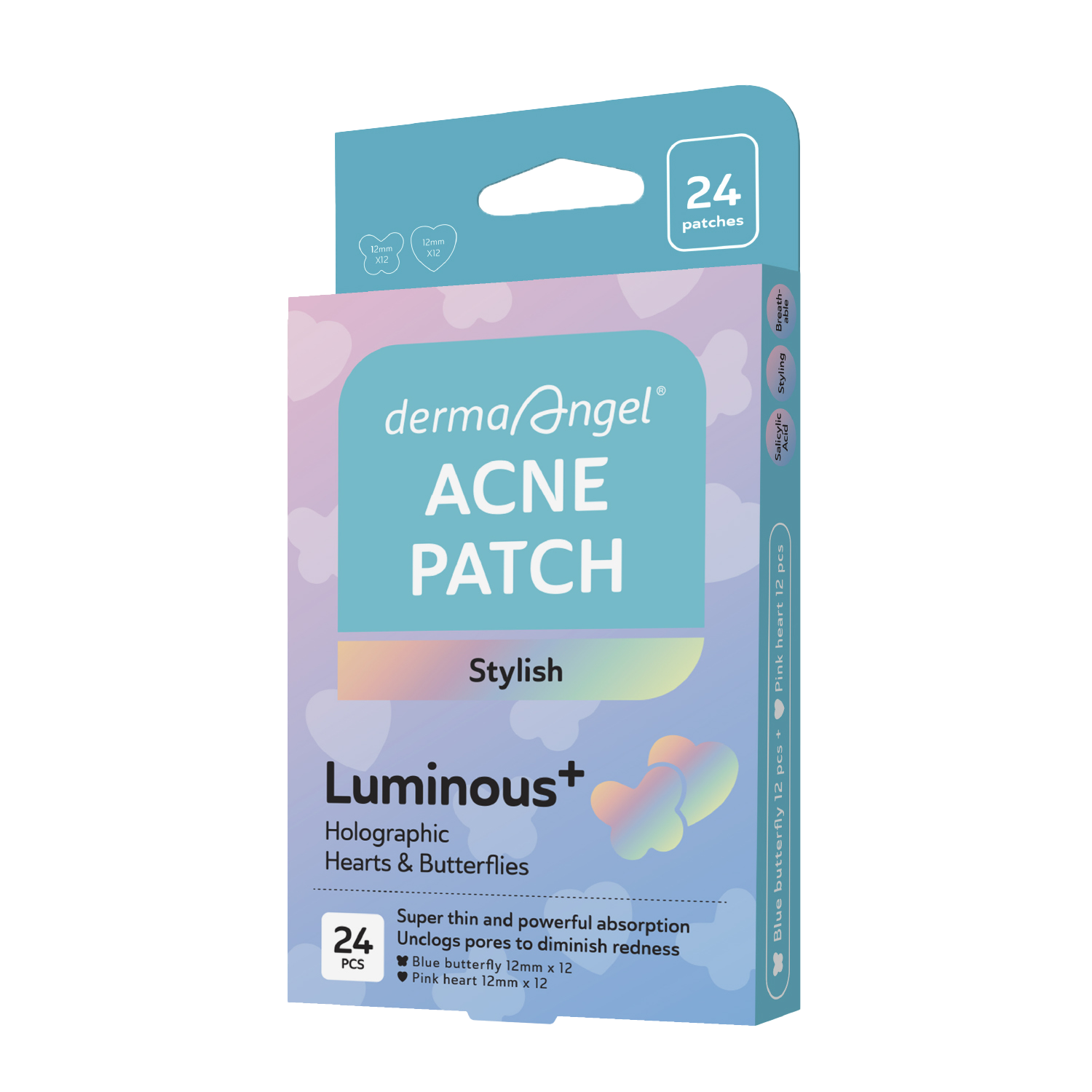 DermaAngel Acne Patch Day 24 | Invisible Pimple Patches for Clear Skin ...